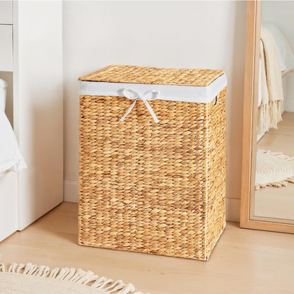Large Laundry Hamper w/ Lid Removable Liner & Built-in Handles