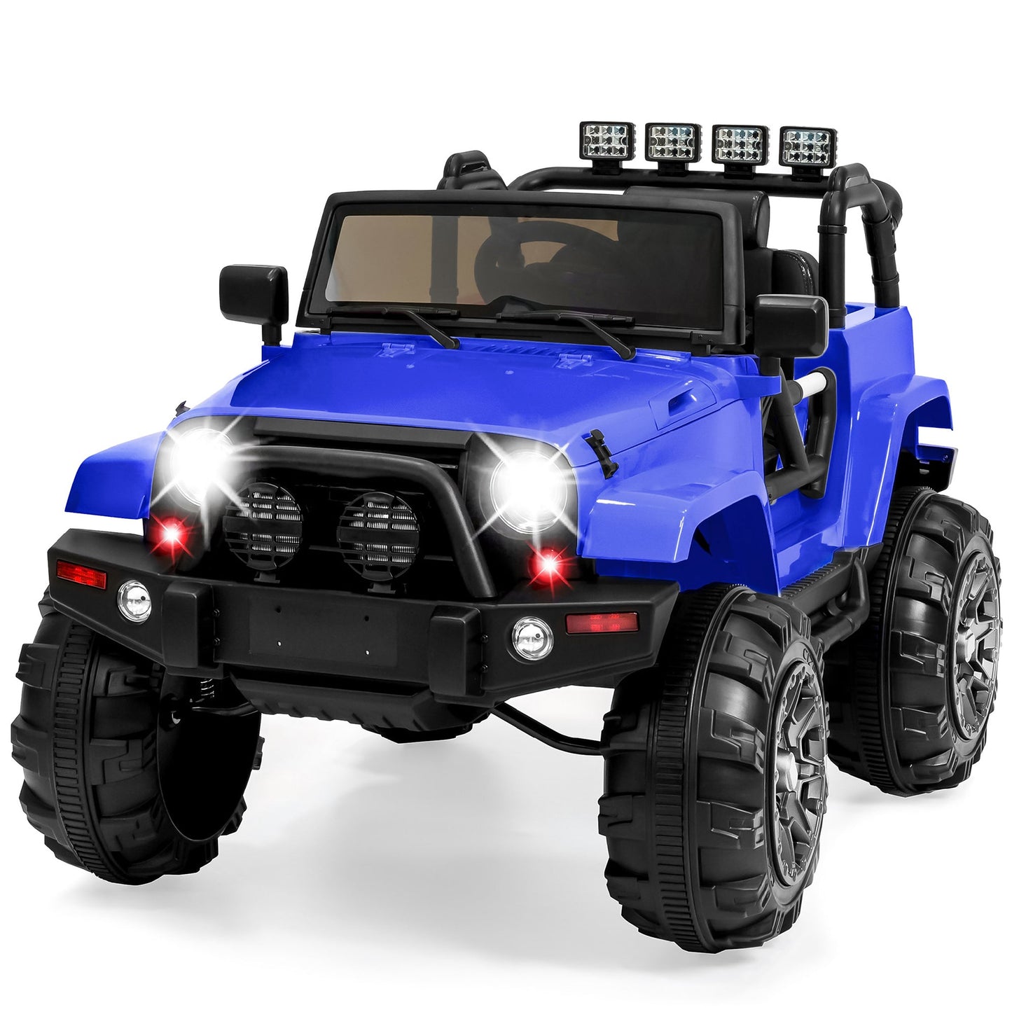 Jumbo 12V Kids Electric Ride On Car with Parent Remote Seat Harness