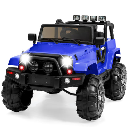Jumbo 12V Kids Electric Ride On Car with Parent Remote Seat Harness