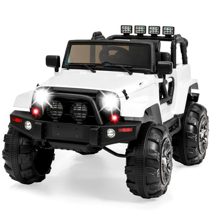 Jumbo 12V Kids Electric Ride On Car with Parent Remote Seat Harness