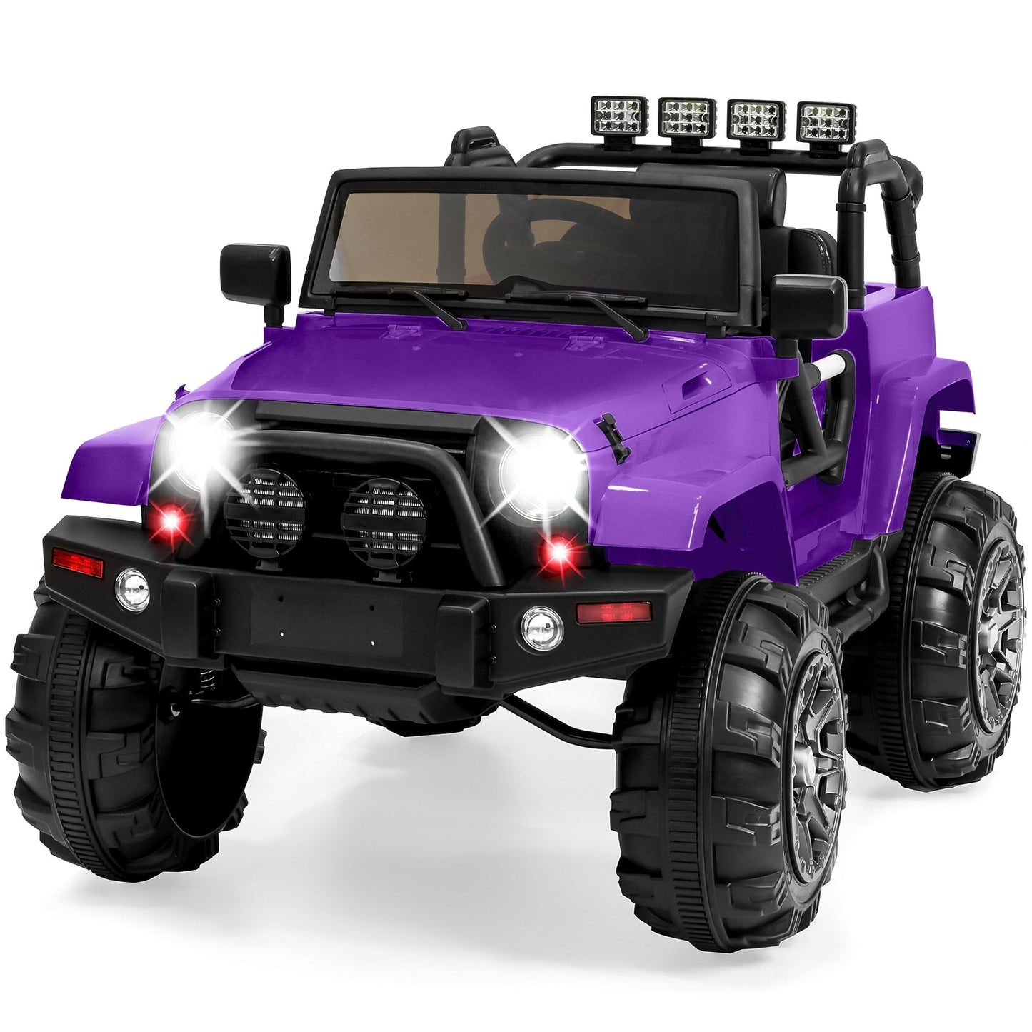 Jumbo 12V Kids Electric Ride On Car with Parent Remote Seat Harness