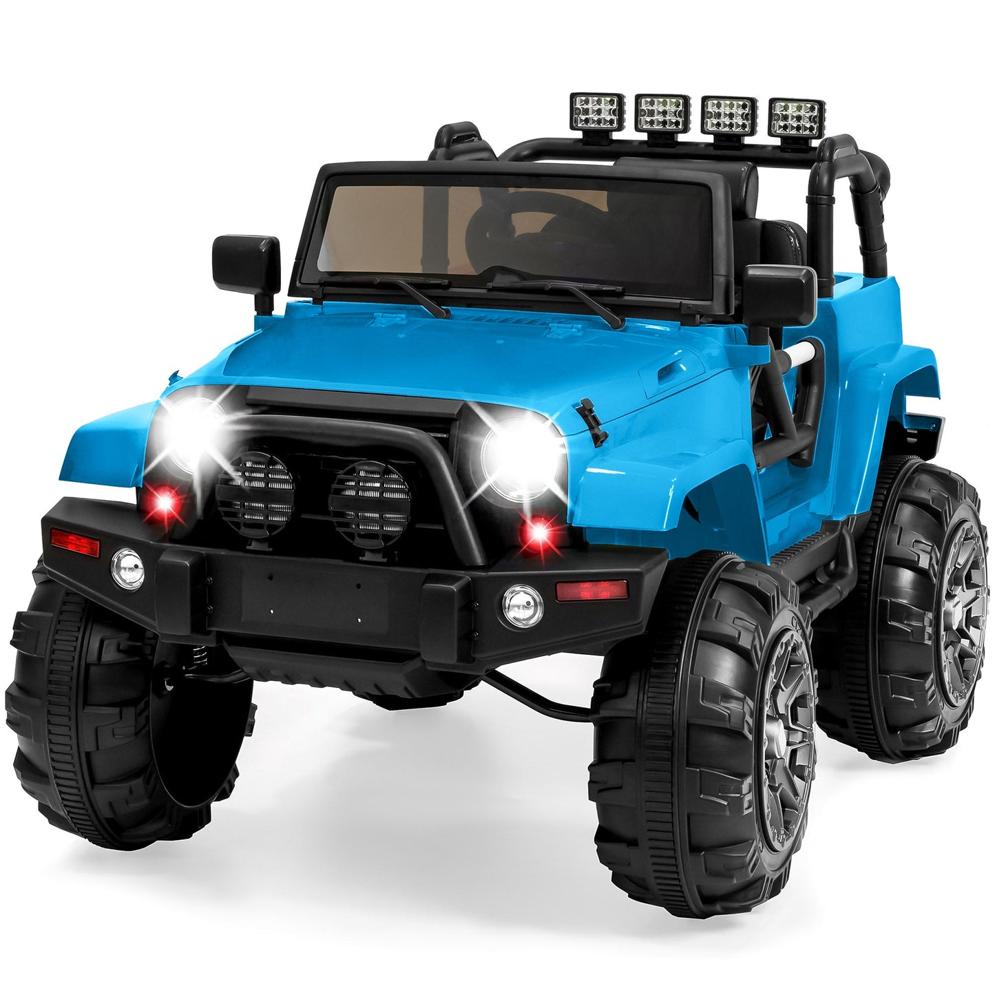 Jumbo 12V Kids Electric Ride On Car with Parent Remote Seat Harness