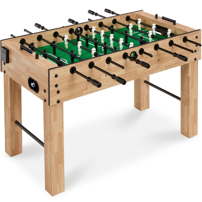 Large Full-Size Foosball Table w/ 2 Balls 2 Cup Holders - 54in