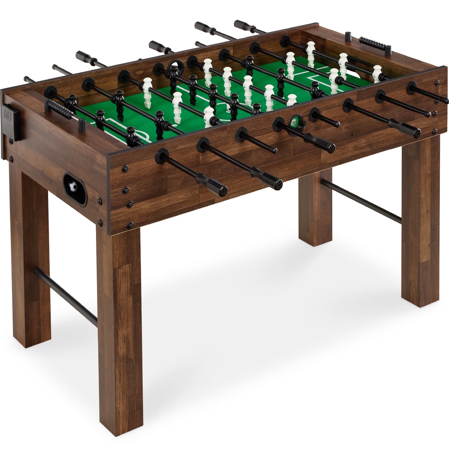 Large Full-Size Foosball Table w/ 2 Balls 2 Cup Holders - 54in