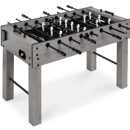 Large Full-Size Foosball Table w/ 2 Balls 2 Cup Holders - 54in